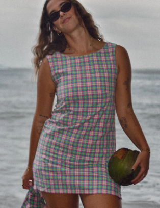 Play Dress in Fika Gingham | Atmosea