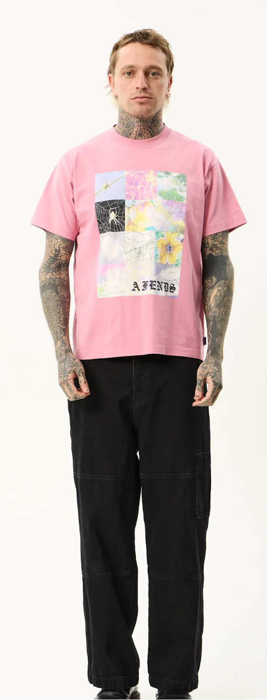 Sadworld- Heavyweight Boxy Tee Heavyweight Boxy Tee | Afends