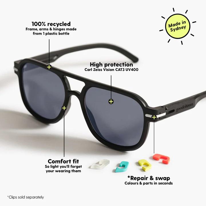 Newport Recycled Polarised Sunglasses | Good Citizens