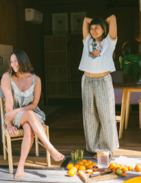 Patchwork Pant in Cottage Plaid