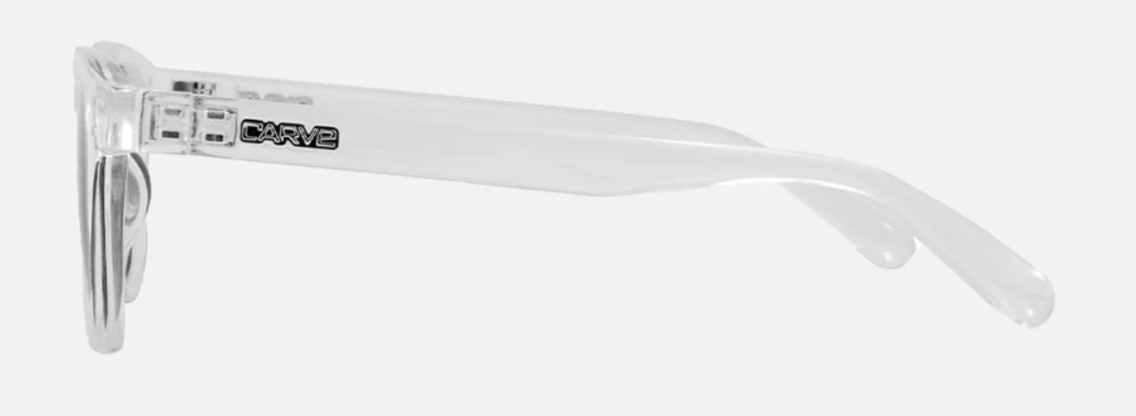 Havana - Gloss Clear Crystal Frame with Grey Polarized | Carve Lens