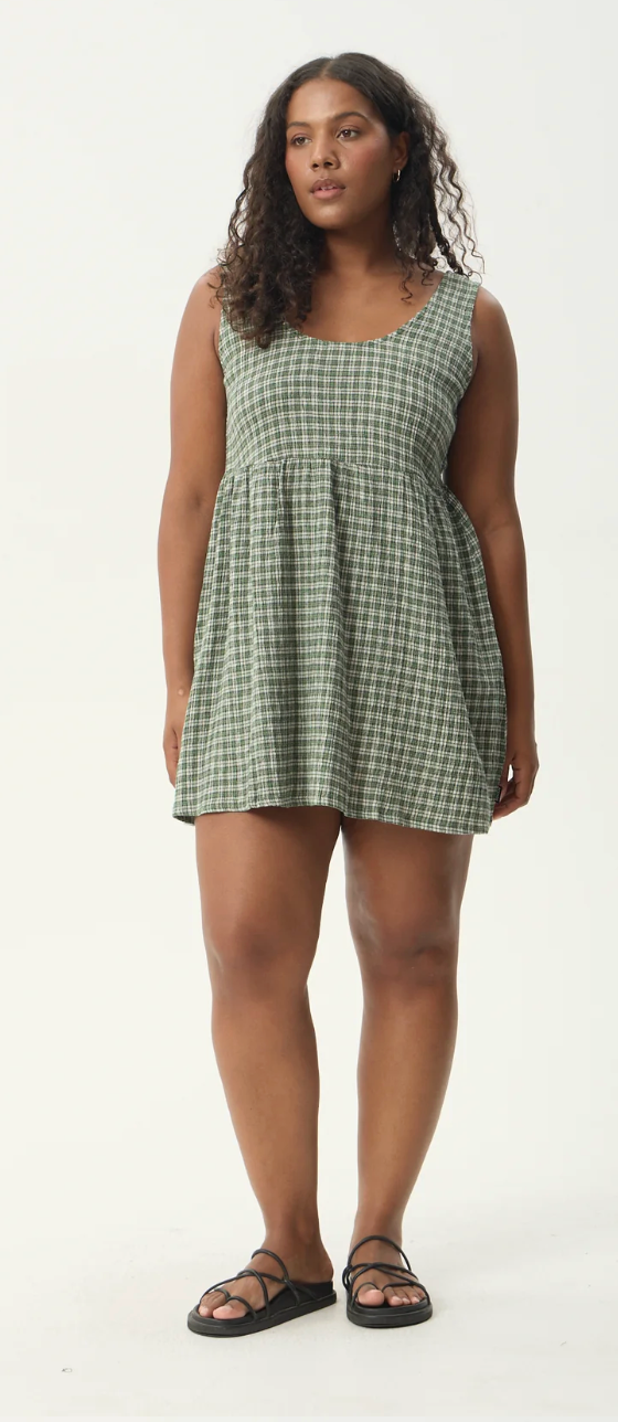Base Jesse- Seersucker Mini Dress