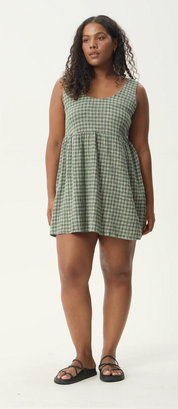 Base Jesse- Seersucker Mini Dress