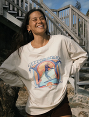 Saline Shrine’ By Angie Samblotte x - Artist Oversized Longsleeve Tee | Atmosea