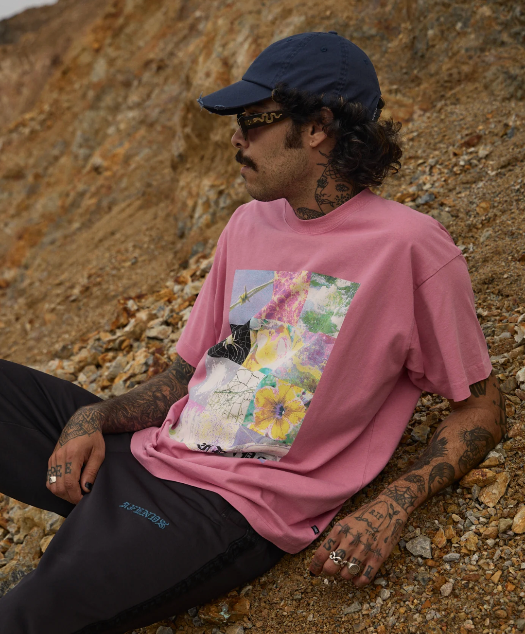 Sadworld- Heavyweight Boxy Tee Heavyweight Boxy Tee | Afends