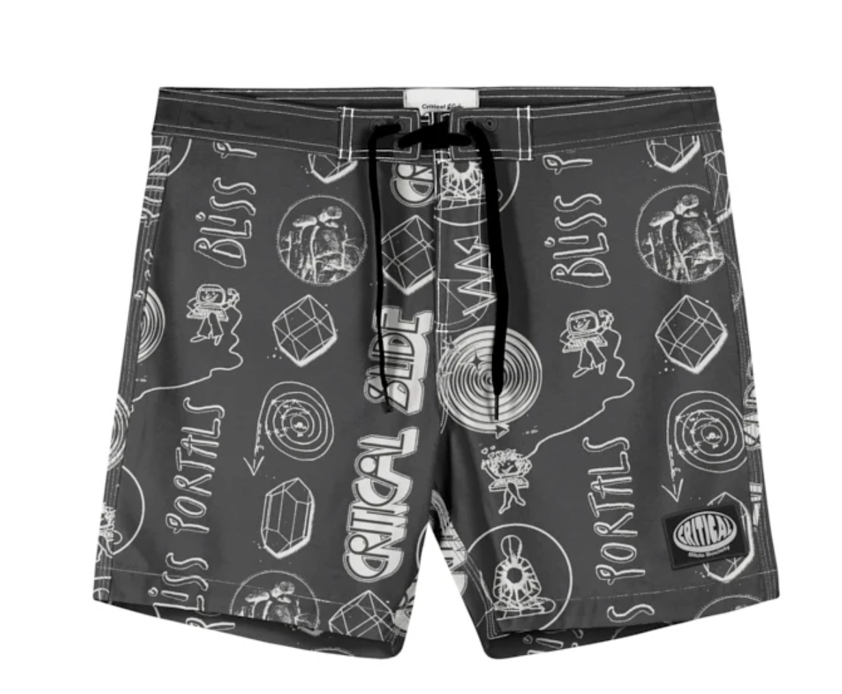 Xerox 18" Boardshort - Vintage Black