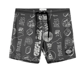 Xerox 18" Boardshort - Vintage Black