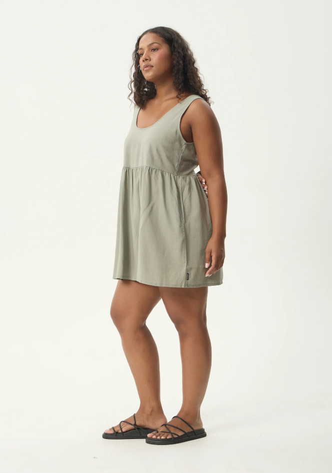 Jesse Mini Dress - Olive | Afends