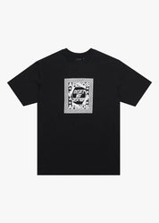 Painter Retro Tee - Stone Black | Afends