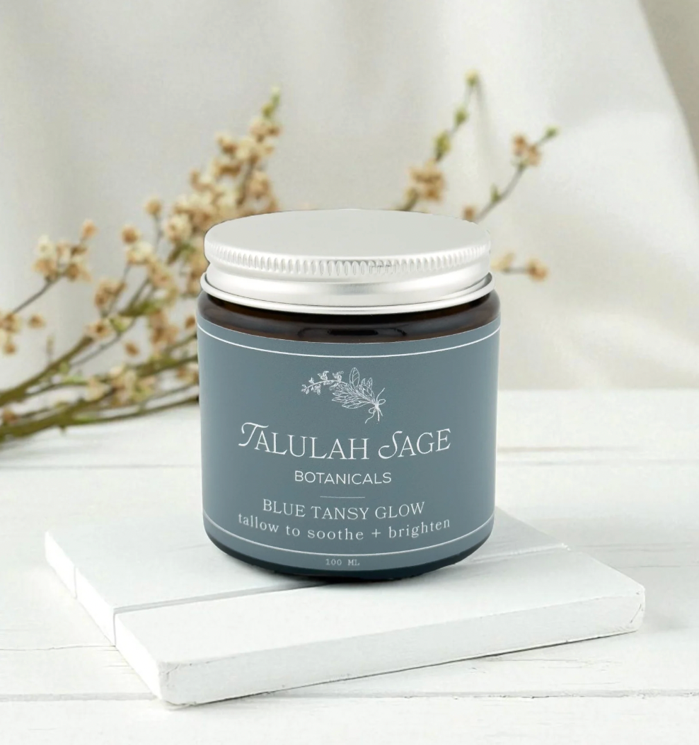 Blue Tansy Glow Tallow Skincare | Talulah Sage