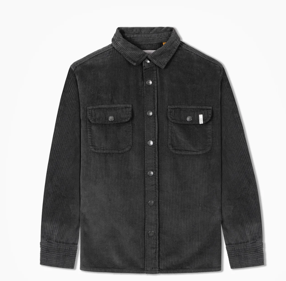 Surface Corduroy Overshirt - Phantom | The Critical Slide Society