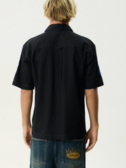 Utility Short Sleeve Shirt - Black | Afends