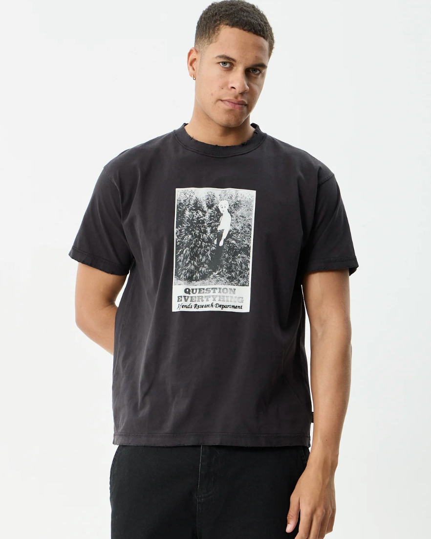 Research- Heavyweight Boxy Tee Heavyweight Boxy Tee | Afends