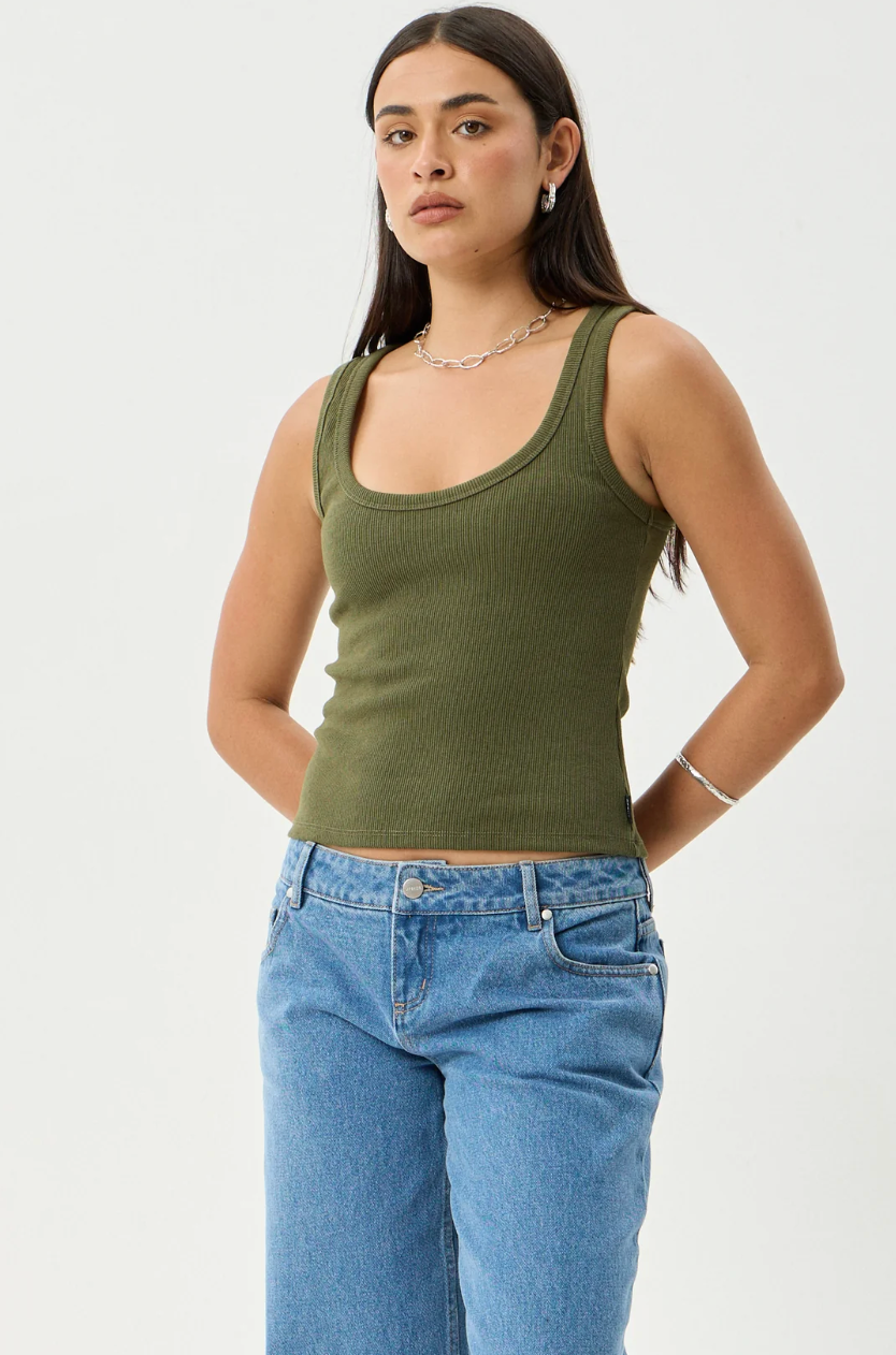 Laden - Rib Singlet | Afends