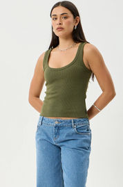 Laden - Rib Singlet | Afends