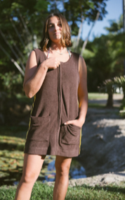 Sailor Dress in Chocolate and Mango | Atmosea
