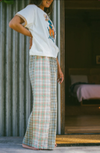 Patchwork Pant in Cottage Plaid