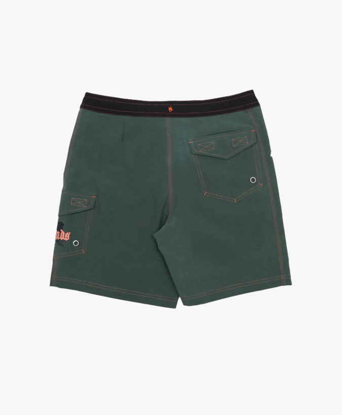 Petal Surf Related V2 Boardshort 18" - Pine | Afends