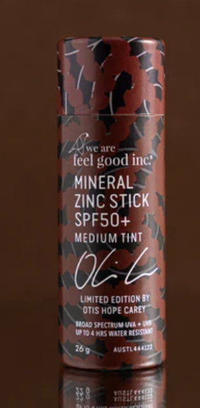 Otis Carey Limited Edition Mineral Zinc Stick SPF50+ | We are feel good inc