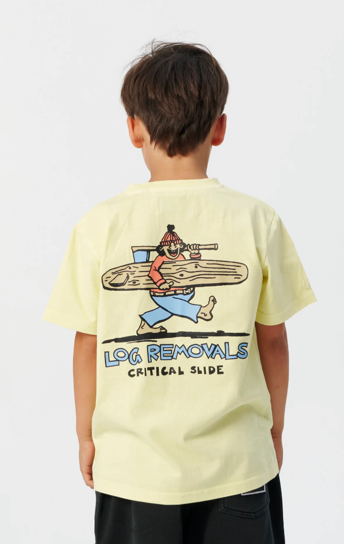 Log Removals Tee - Young Wheat
