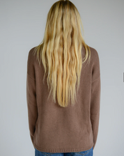Lucia Knit Jumper Mocha | The Bare Road