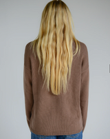 Lucia Knit Jumper Mocha | The Bare Road