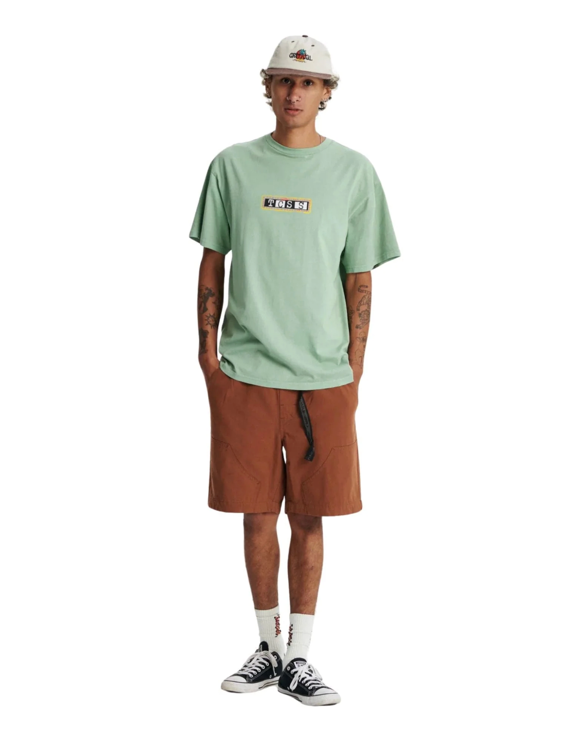 Cahoots 17" Boardshort Tobacco | The Critical Slide Society