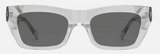 Solis - Gloss Crystal Clear Frame with Grey Lens | Carve