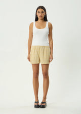 Sunday Seersucker Short - Lemon Check | Afends
