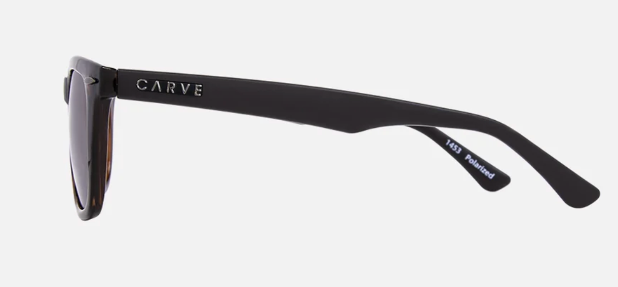 Wow Vision Tort Matte Black / Polarized Sunglasses | Carve