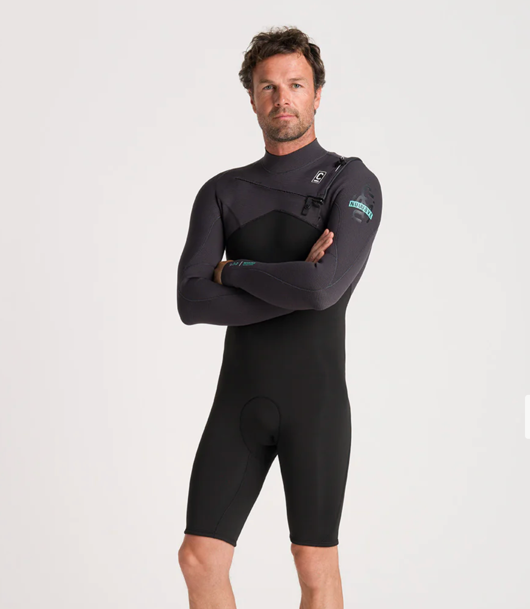 NuWave Session 3:2 GBS Chest Zip Long Arm Springsuit | C-Skins