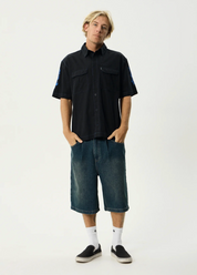 Utility Short Sleeve Shirt - Black | Afends
