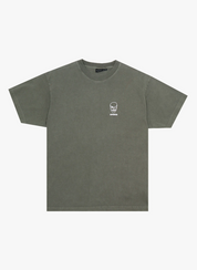 Skeletor Boxy Tee - Washed Sycamore | Afends