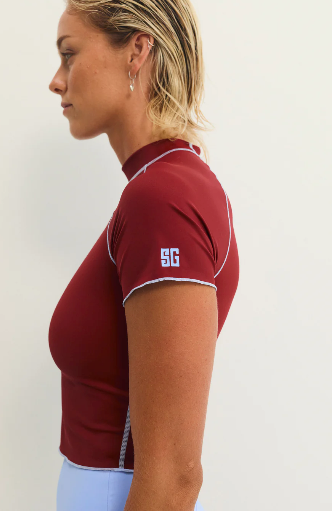 Low Rider Rashguard - Merlot