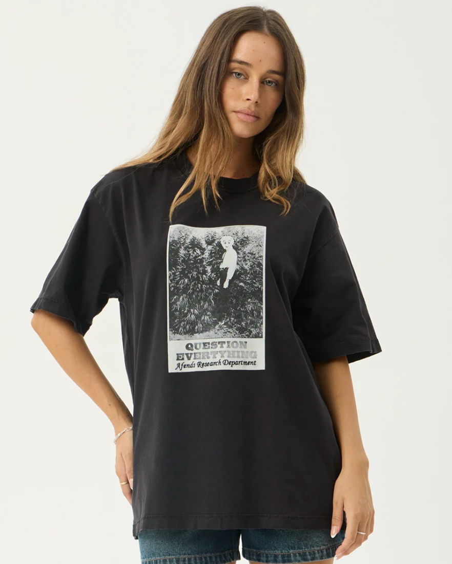 Research- Heavyweight Boxy Tee Heavyweight Boxy Tee | Afends