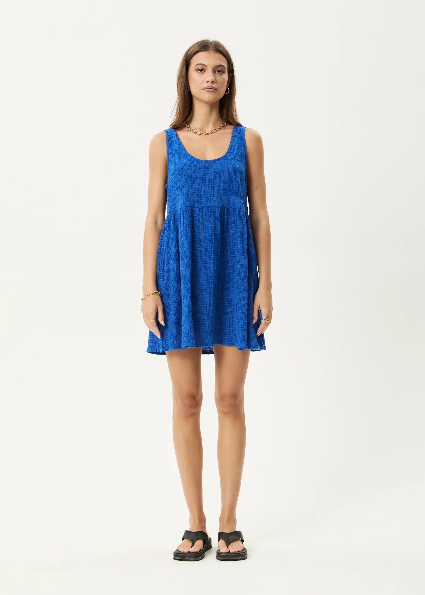 Marina Jesse - Seersucker Mini Dress | Afends