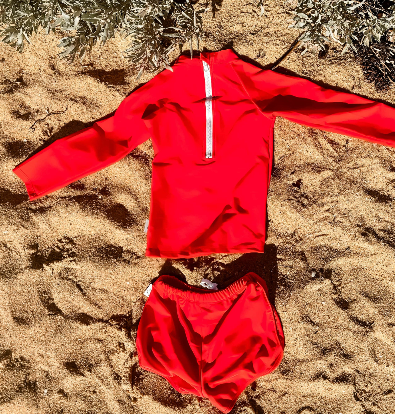 Bright Swimwear Set - Rash Top and Swim Short | Len Swim