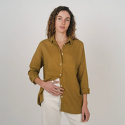 Stirling Shirt - Willow | Hemp Clothing Australia