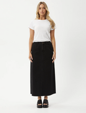 Chichi Midi Skirt - Faded Black | Afends