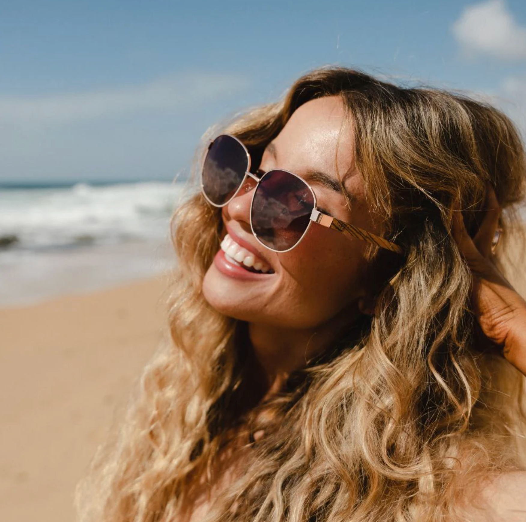 Cleo Bloom Polarised Sunglasses | Soek