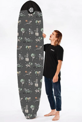 Canvas Surfboard Cover - Skelator | Boardsox