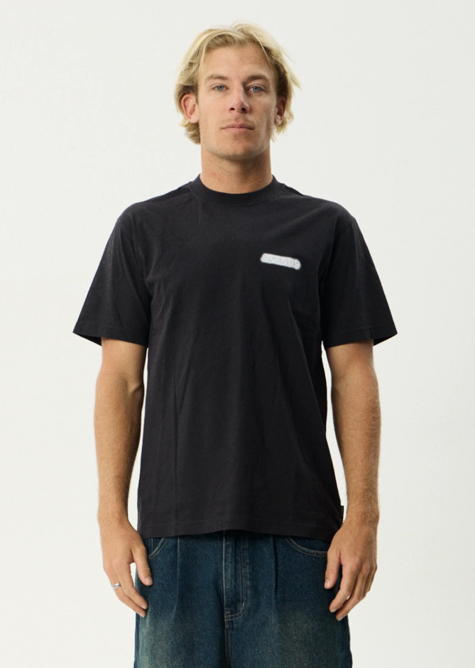 X-Ray Retro Tee - Stone Black | Afends