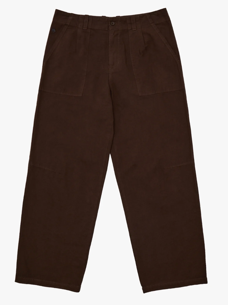 Glider Pleated Pant - Coffee | Afends