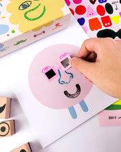 Stamp Kit - Cool Faces