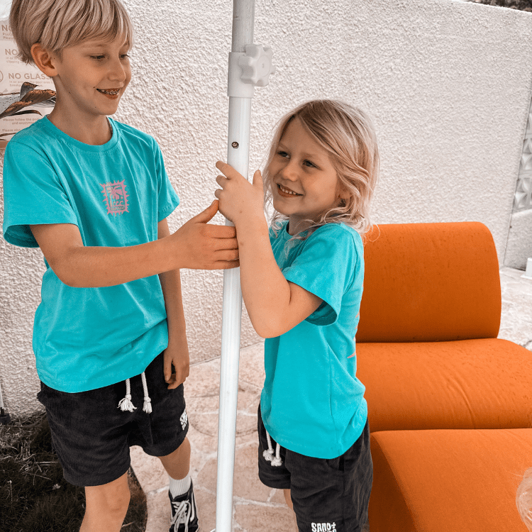 Zest Tee – Emerald Green | Sand and Salt Kid