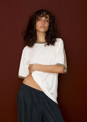 Smokeshow Oversized Raglan Tee - White | Afends
